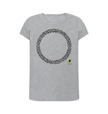 Athletic Grey Migrating Birds Top