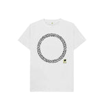 White Migrating Birds Kids T-shirt