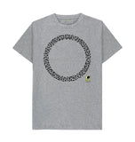 Athletic Grey Migrating Birds T-shirt