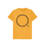Mustard Migrating Birds Kids T-shirt