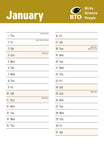 BTO 2026 Calendar