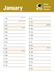 BTO 2026 Calendar
