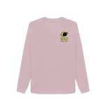 Mauve Printed Sweater Front
