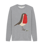 Light Heather Printed Sweater Front