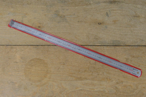 Very Large - 600mm - Metal Wing Ruler with End Stop