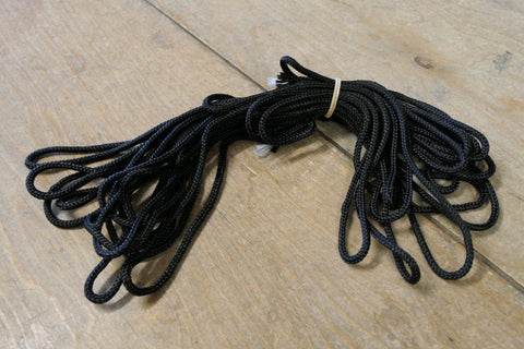 Black or White Cord End Loop 4.4mm - 10m 14N