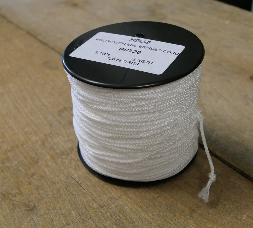 Poly Cord Rope Braided Cord - Polypropylene (100m) – BTO Services Ltd.