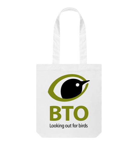White BTO Logo Tote Bag