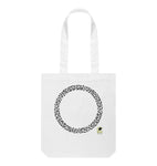 White Migrating Birds Tote Bag