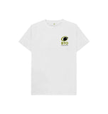 White BTO Pocket Logo Kids T-shirt