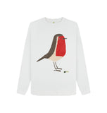 White Robin Jumper