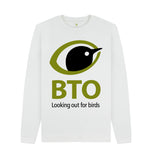 White BTO Logo Sweater