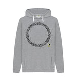 Light Heather Migrating Birds Men's Hoodie